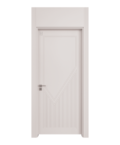 BY-4039V Porte intérieure laqué  Vitrée